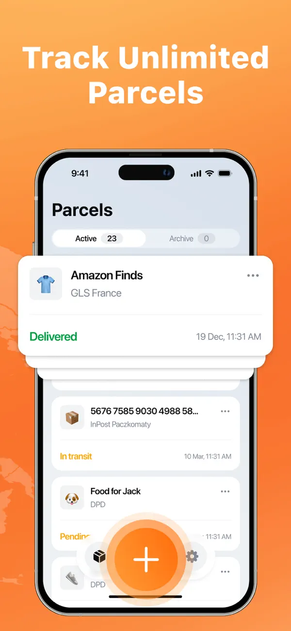 Tracko: Package Tracking App screenshot 2