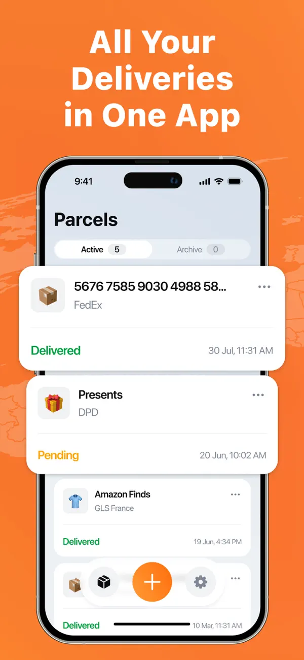 Tracko: Package Tracking App screenshot 5