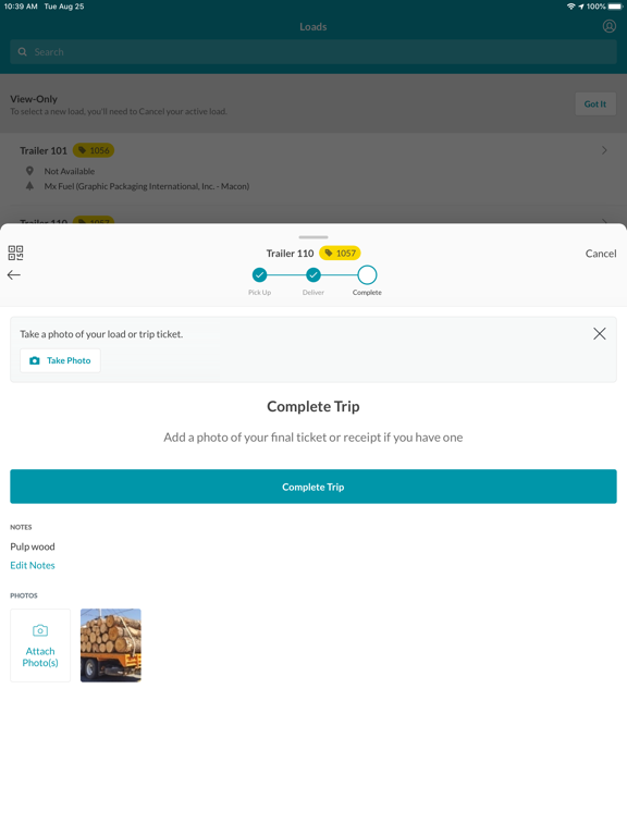 TRACT – Loader & Driver App screenshot 2