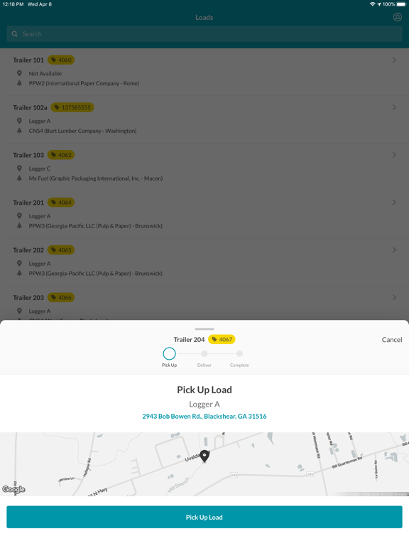 TRACT – Loader & Driver App screenshot 4