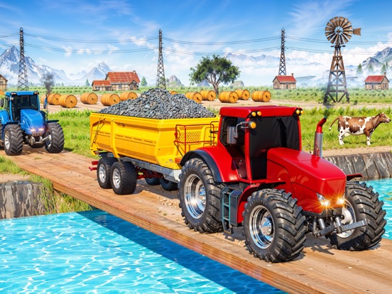 Tractor Driving Farming Games screenshot 7