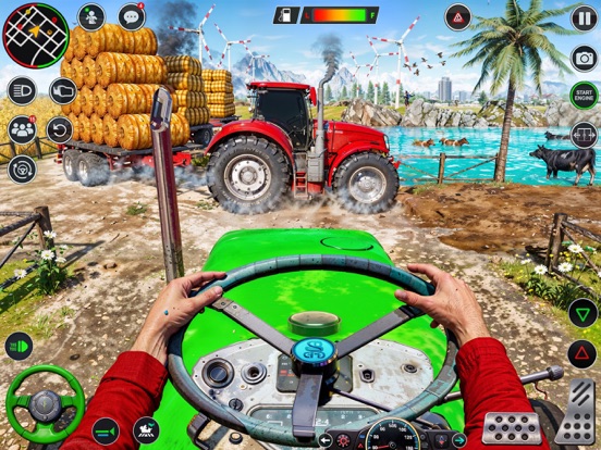 Tractor Driving Farming Games screenshot 9