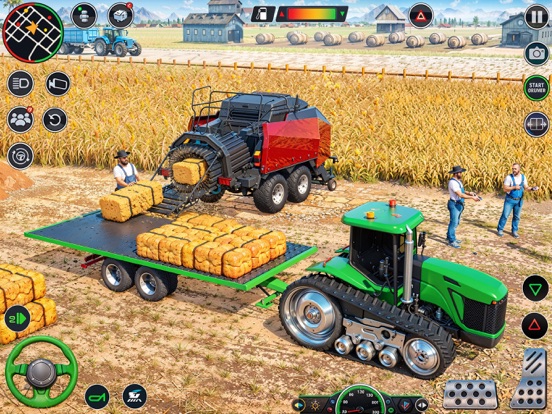 Tractor Driving Farming Games screenshot 10