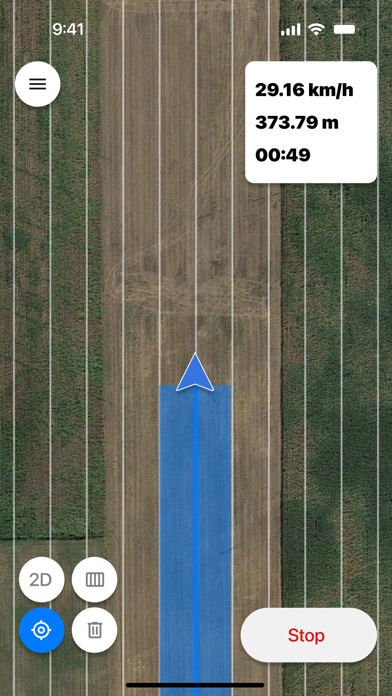 Tractor GPS screenshot 2