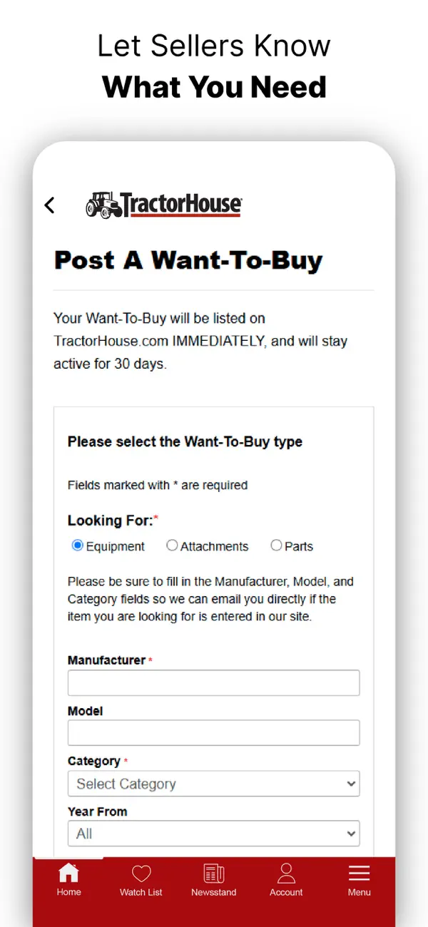 TractorHouse: Farm Equipment screenshot 1