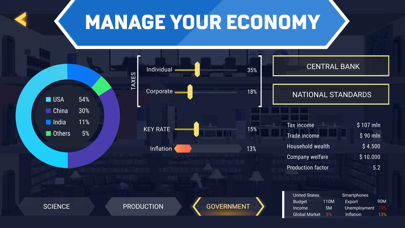 Trade Wars - Economy Simulator screenshot 1