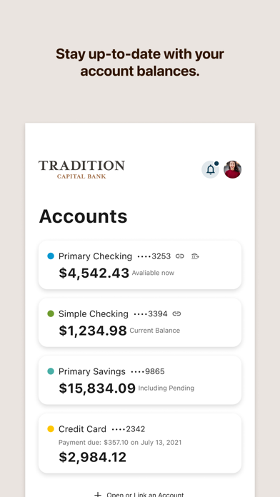 Tradition Capital Bank screenshot 3