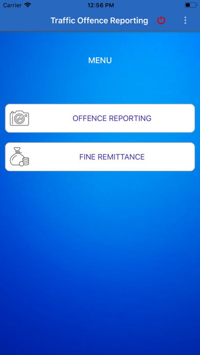 Traffic Offence Reporting screenshot 2