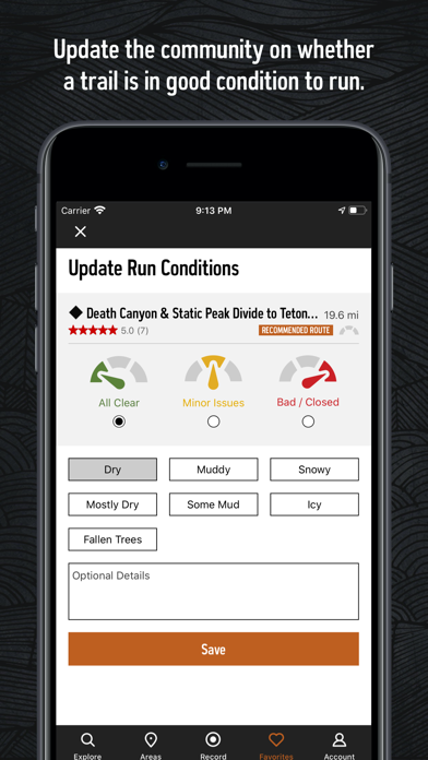 Trail Run Project screenshot 2
