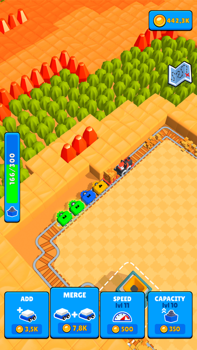 Train Miner: Idle Railway Game screenshot 2