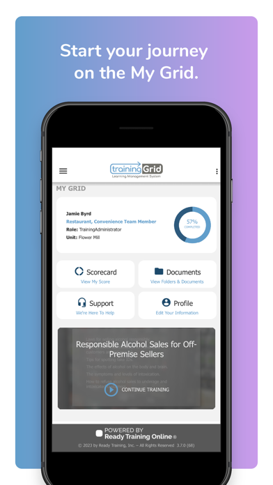 trainingGrid screenshot 4