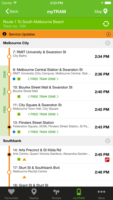 tramTRACKER screenshot 1