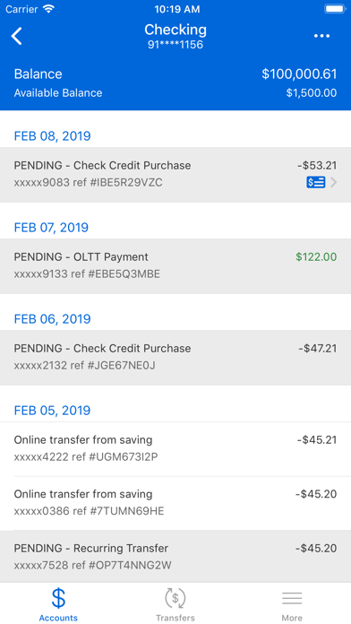 Transact Bank Personal screenshot 2