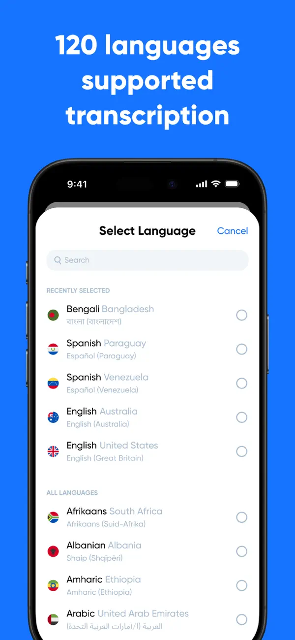 Transcribe - Speech to Text screenshot 2