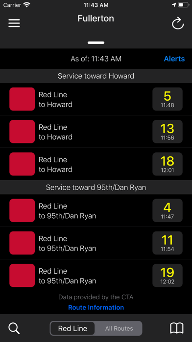 Transit Stop: CTA Tracker. screenshot 4