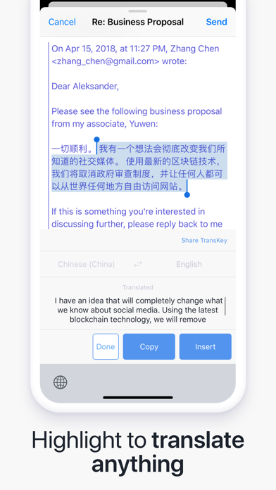TransKey: Text Translator Chat screenshot 2