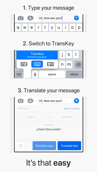 TransKey: Text Translator Chat screenshot 3