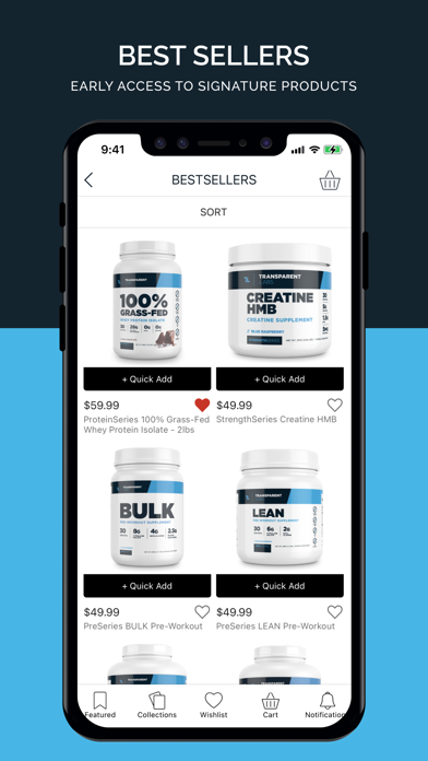 Transparent Labs screenshot 2