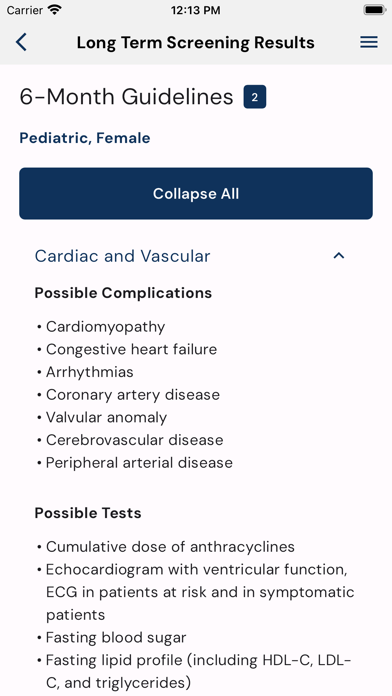 Transplant (HCT) Guidelines screenshot 1