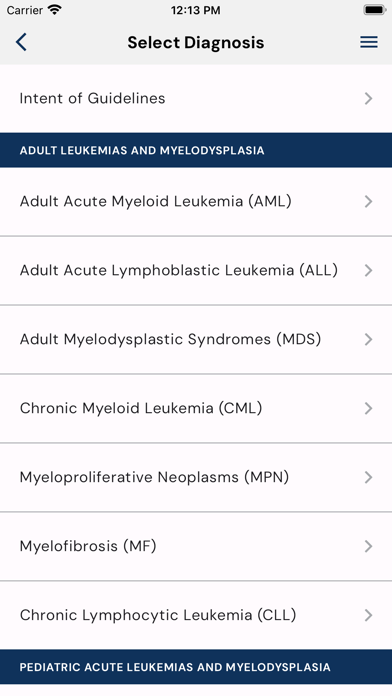 Transplant (HCT) Guidelines screenshot 3