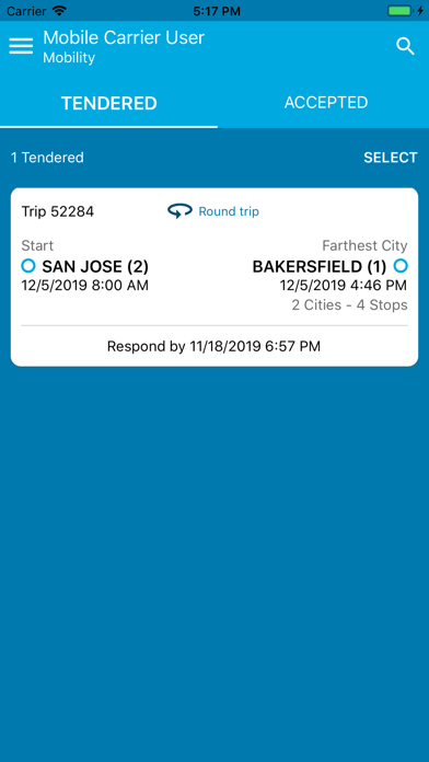 Transportation Mobile User screenshot 2
