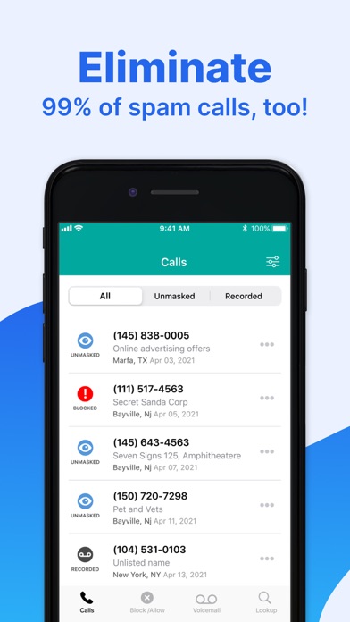 TrapCall: Reveal No Caller ID screenshot 3