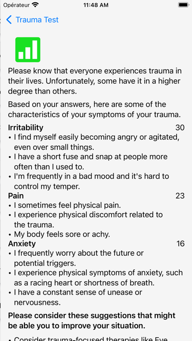 Trauma Test screenshot 1