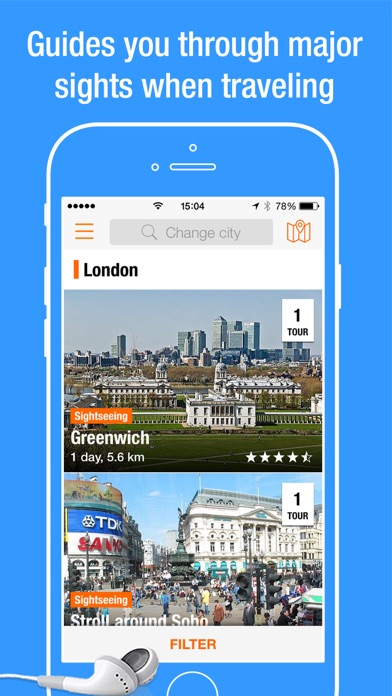 Travel Guide - Location Based Audio Walking Tours screenshot 4