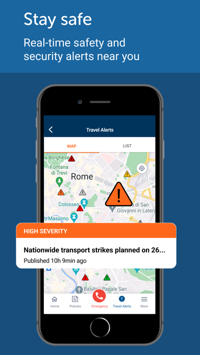 Travelex Insurance: Travel On screenshot 1