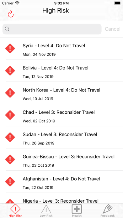 TravelGard - Travel Warnings screenshot 5