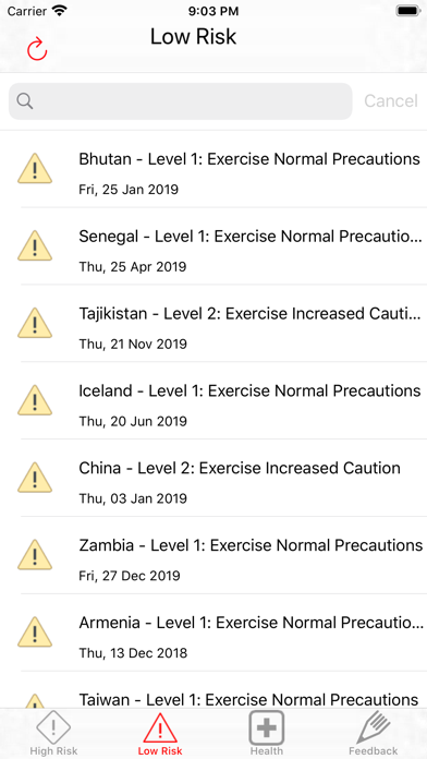 TravelGard - Travel Warnings screenshot 3