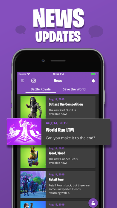 TraX - Tracker for Fortnite screenshot 1