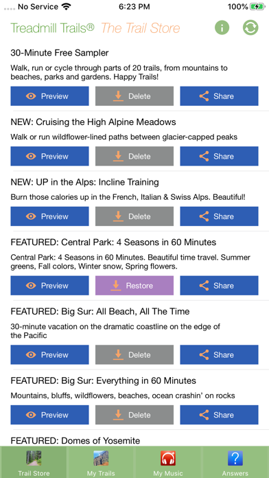 Treadmill Trails screenshot 6
