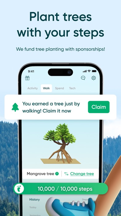 Treecard: Walking Step Tracker screenshot 8