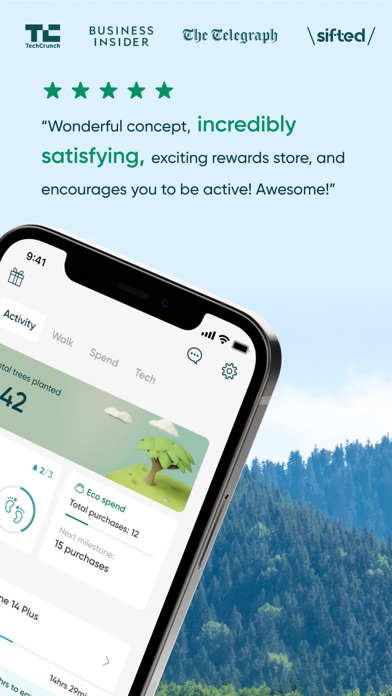 Treecard: Walking Step Tracker screenshot 9