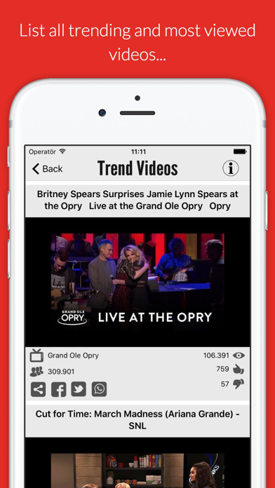 Trend Videos - Top 50 videos for Youtube screenshot 2