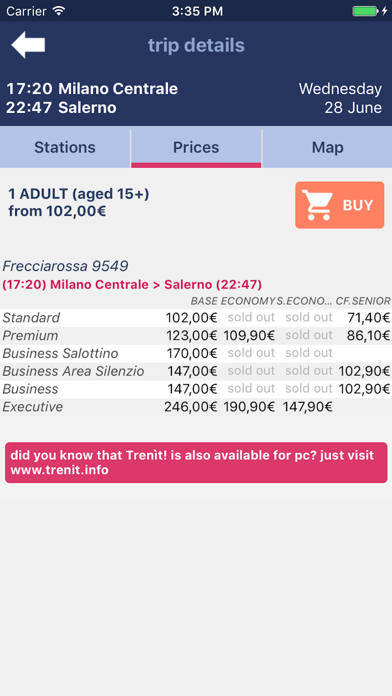 Trenìt! - find Trains in Italy screenshot 2