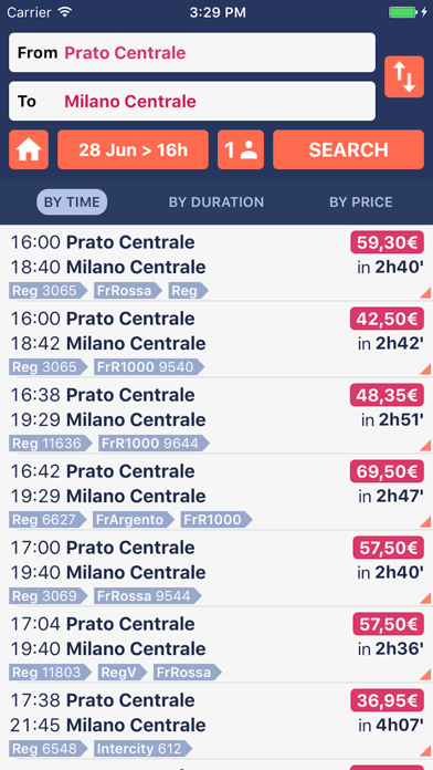 Trenìt! - find Trains in Italy screenshot 5