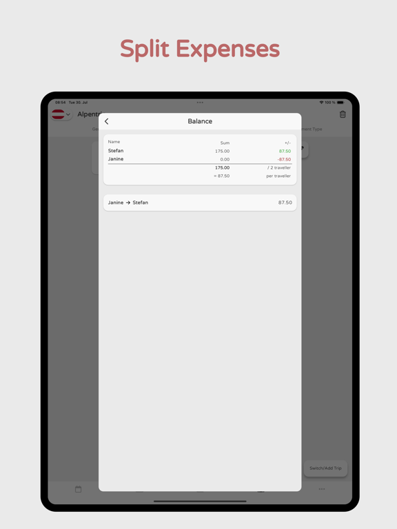 Trexpense - Travel Budget screenshot 4