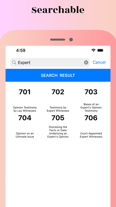 Trial Rules screenshot 2