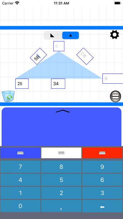 Triangle & Angle calculator screenshot 3