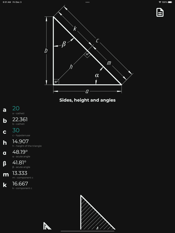 Triangle Angles Calculator screenshot 5