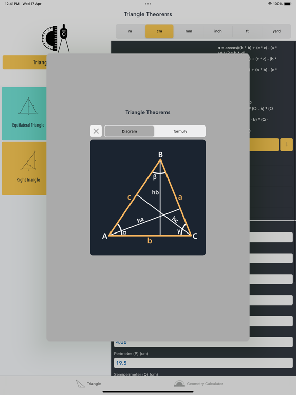 Triangle Calculators screenshot 2