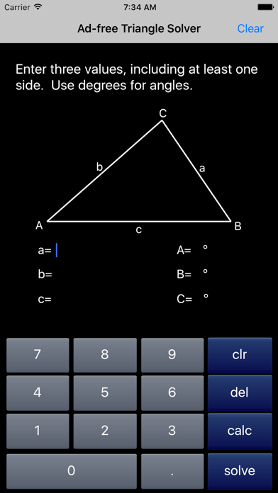 Triangle Solver screenshot 4