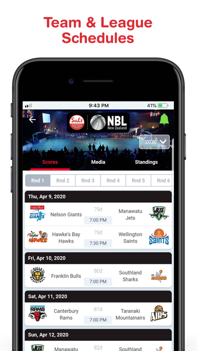 Tribe: Live Sports Scores screenshot 1