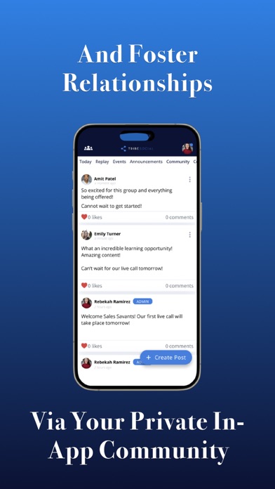 Tribe Social screenshot 1