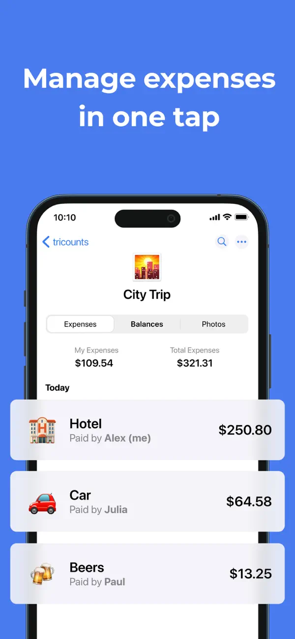 tricount: Split & Settle Bills screenshot 4