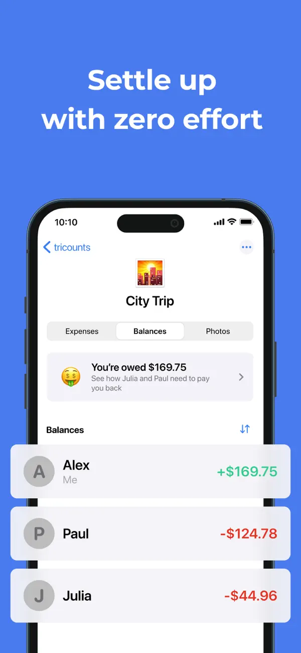 tricount: Split & Settle Bills screenshot 2