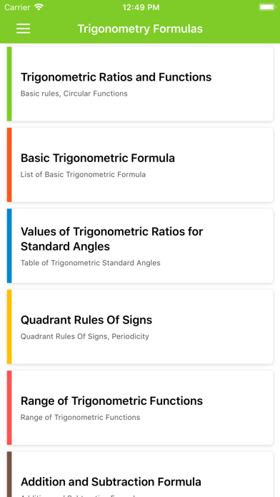 Trigonometry Formulas screenshot 4