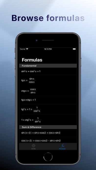 Trigonometry Unit Circle screenshot 1